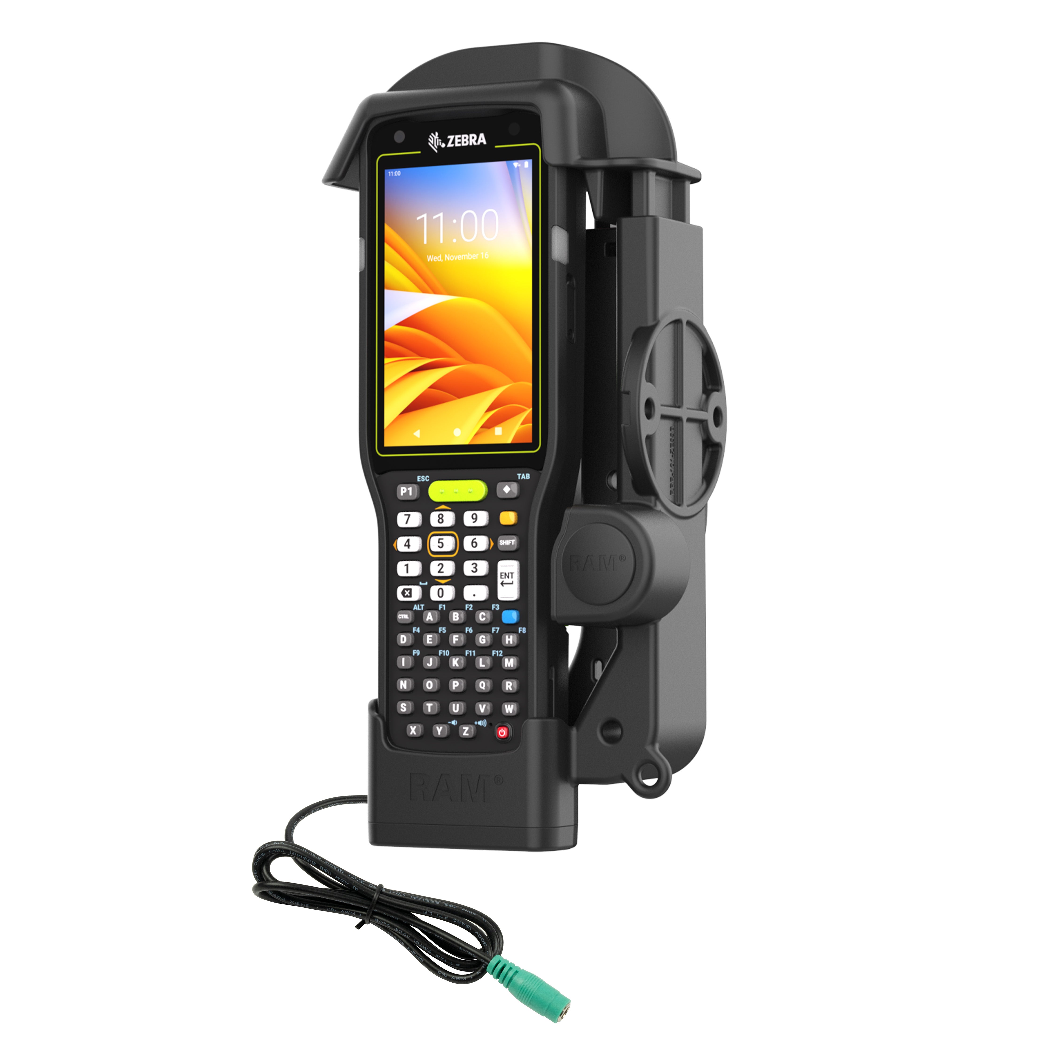 RAM®-drevet dock til Zebra MC3300/3400/3450