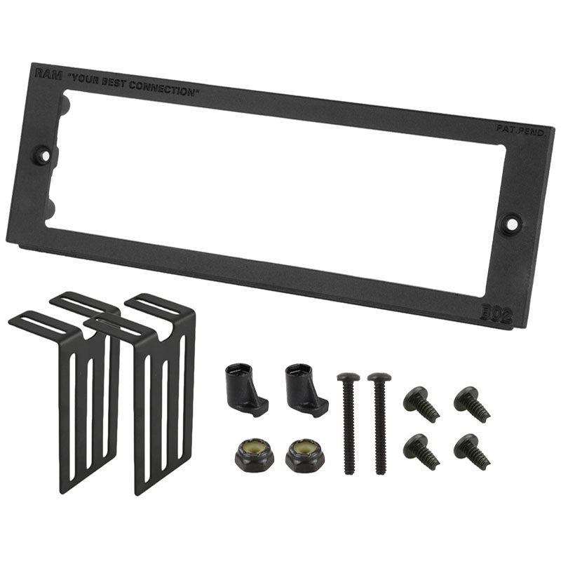RAM® Tough-Box™ 3" custom faceplate for devices of 7.2" x 2.2"