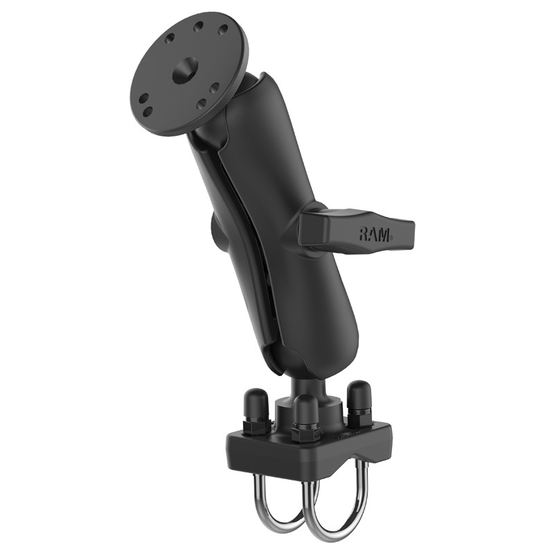 RAM® Double U-Bolt Rail Mount for Smaller Rails - C Size Medium RAM® Double U-Bolt Rail Mount for Smaller Rails - C Size Medium