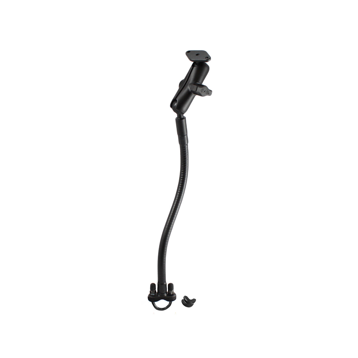 RAM® 12" fleksarm med dobbelt kugleholder & U-bøjlebase