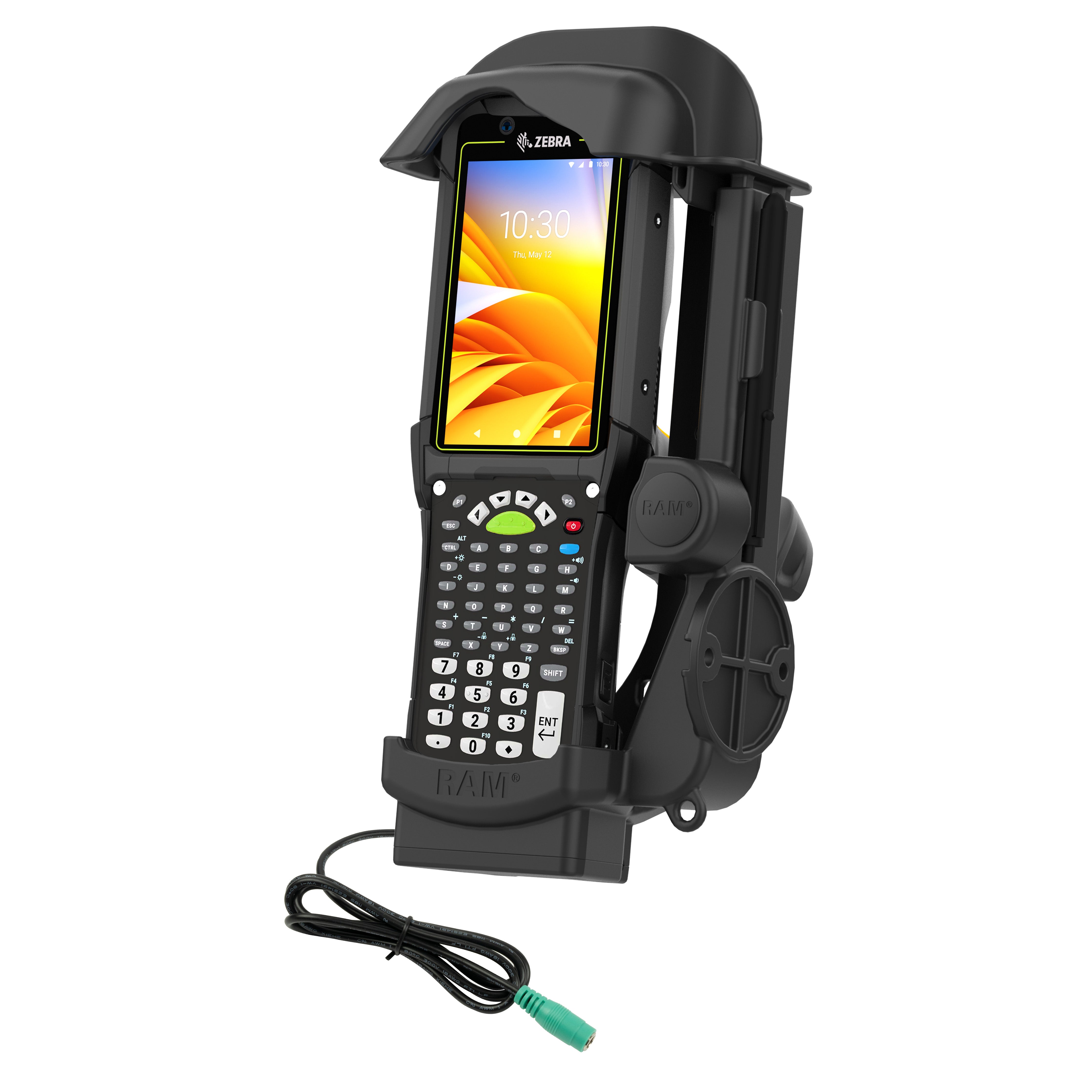Base con alimentación para Zebra MC9400 y MC9300
