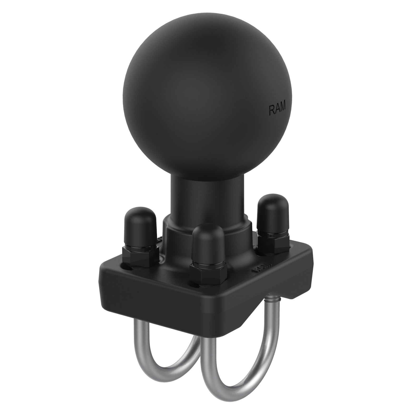 Base à rotule à double boulon en U RAM® pour rails 1" - 1.25" - format D