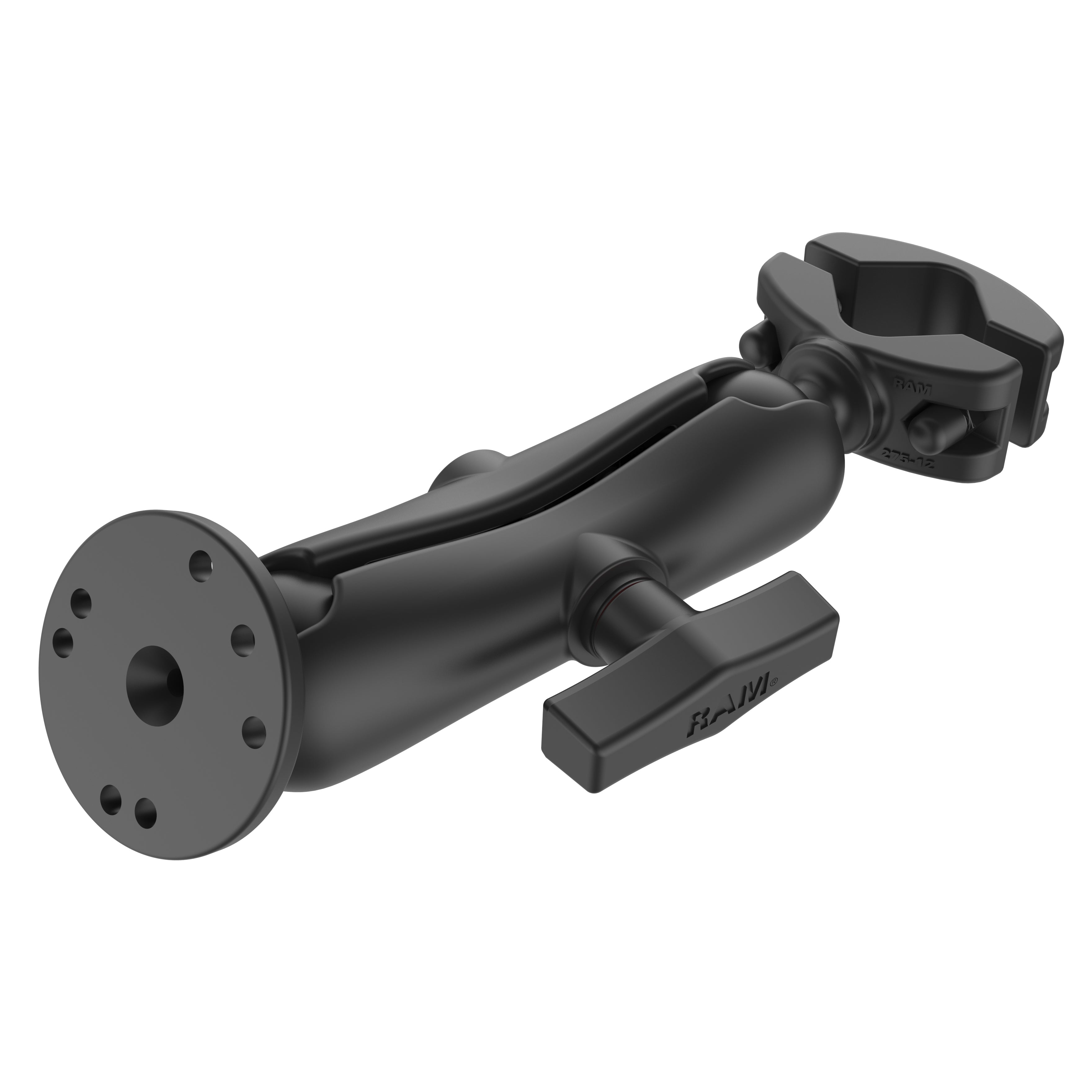RAM® ronde paalklemhouder met ronde plaat