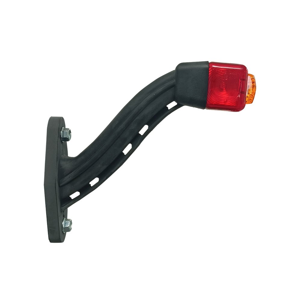 Breedtelicht & Zijmarkering LED 12-24V 50cm kabel PRS universeel gebogen