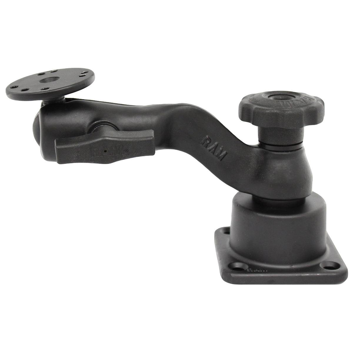 Soporte de brazo articulado horizontal RAM® de 6" con conexión de bola y rótula fija