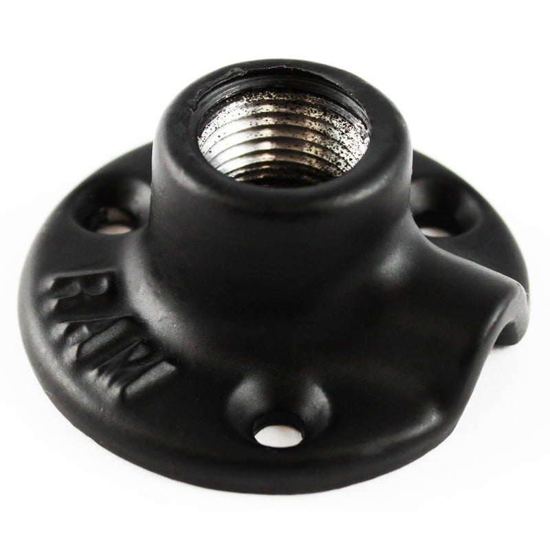 Base rotonda RAM® a 90 gradi con foro filettato 1/2" NPT