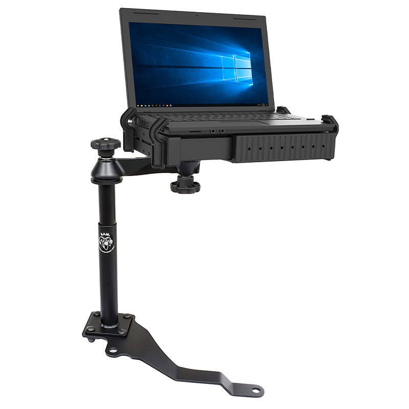 RAM® No-Drill™ laptophouder voor '07-17 Jeep Wrangler