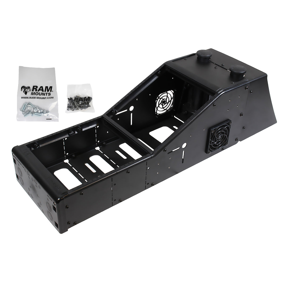 RAM® Tough-Box™ skrå konsol med Ford Police Interceptor bagbeklædning