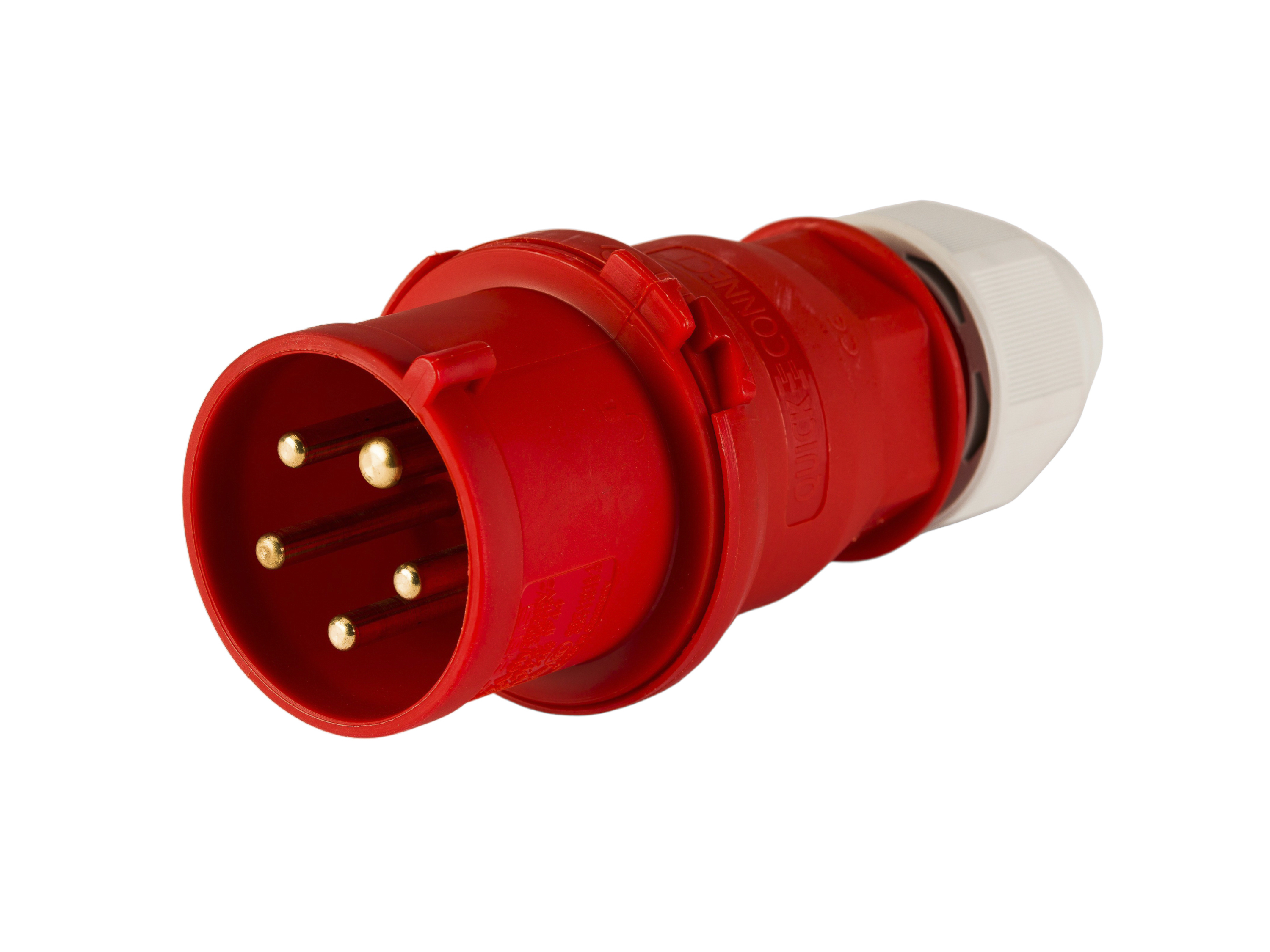 Mennekes Plug Red CEE200 32A-6H 3+N+PE - 011008