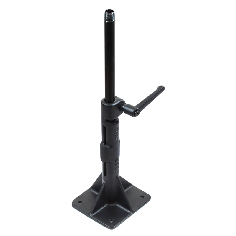 Base de pedestal plana RAM® con tubo NPT de 1/2" y 18" de largo