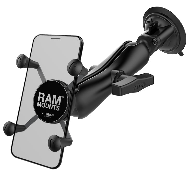 RAM® X-Grip® telefoonhouder met RAM® Twist-Lock™ zuignap – C-formaat