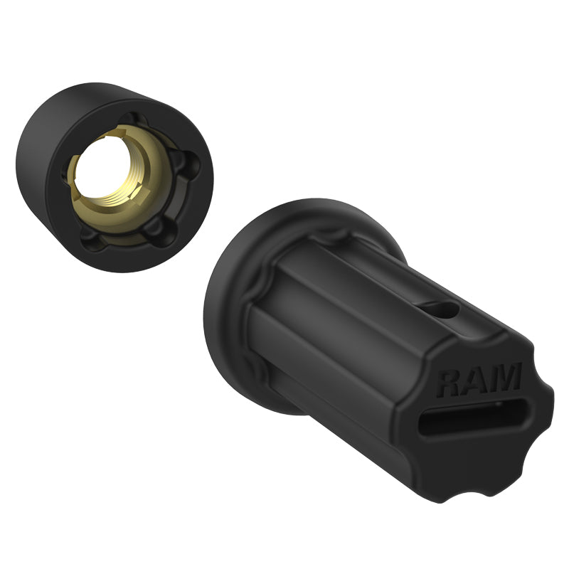 Tuerca de seguridad de 5 pines RAM® Pin-Lock™ para brazos de rótula de tamaño D y E