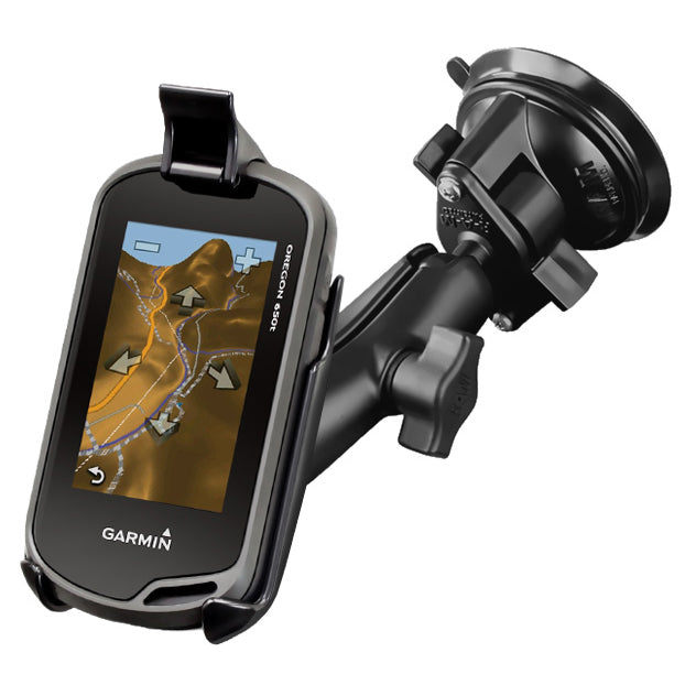 RAM® Twist-Lock™ suction cup holder for Garmin Oregon 200, 750T + more