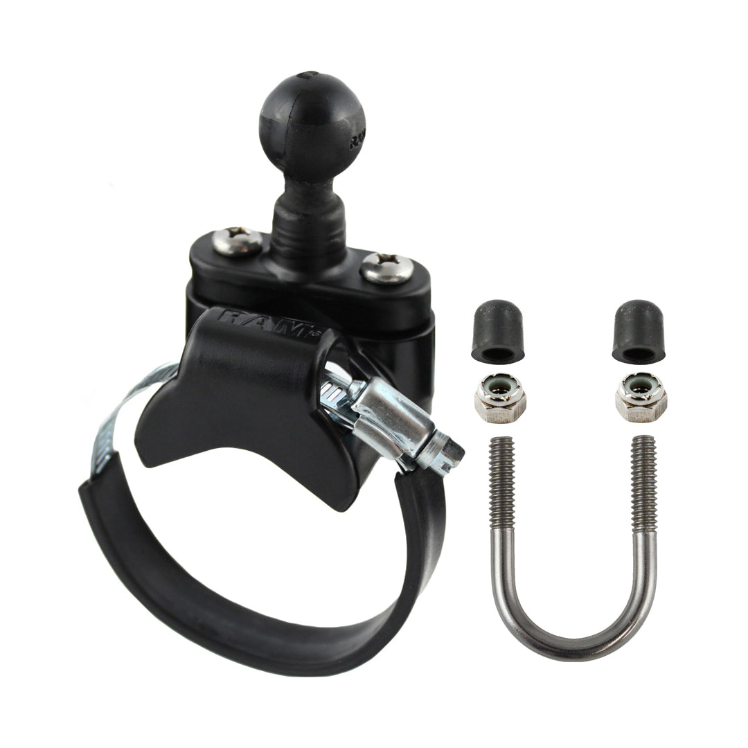 Base a sfera RAM® ATV/Side By Side per binari fino a 3.15" - acciaio inox