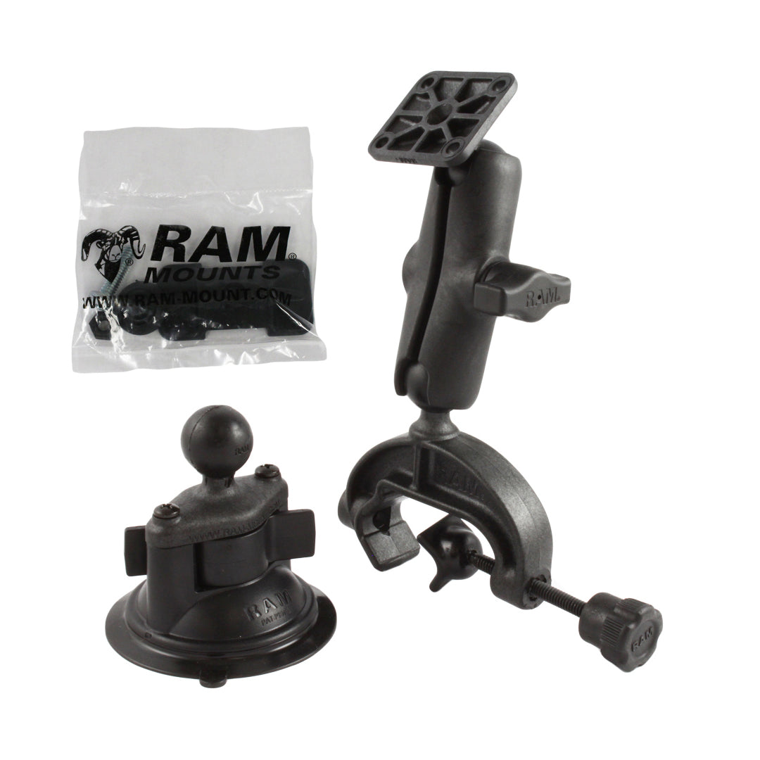 RAM® Twist-Lock™ zuignap en composiet yoke-klemhouder