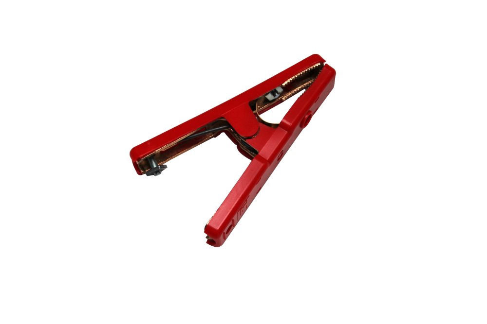 Batteritang 200A Kobber + PVC-isolering 16/25mm² Rød