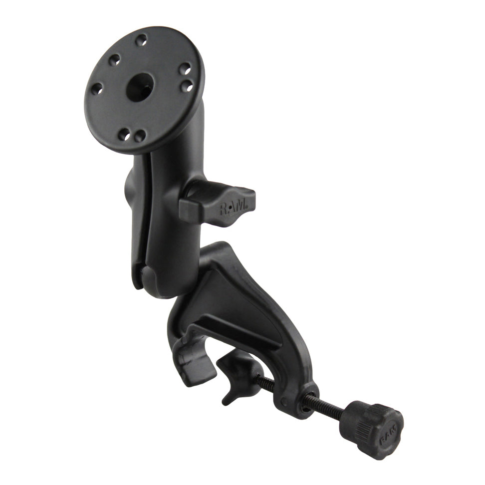 RAM® Doppel-Kugel-Yoke-Klemmhalter mit runder Platte - mittel