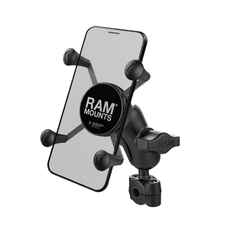 RAM® X-Grip® telefoonhouder met RAM® Torque™ kleine railbasis - kort