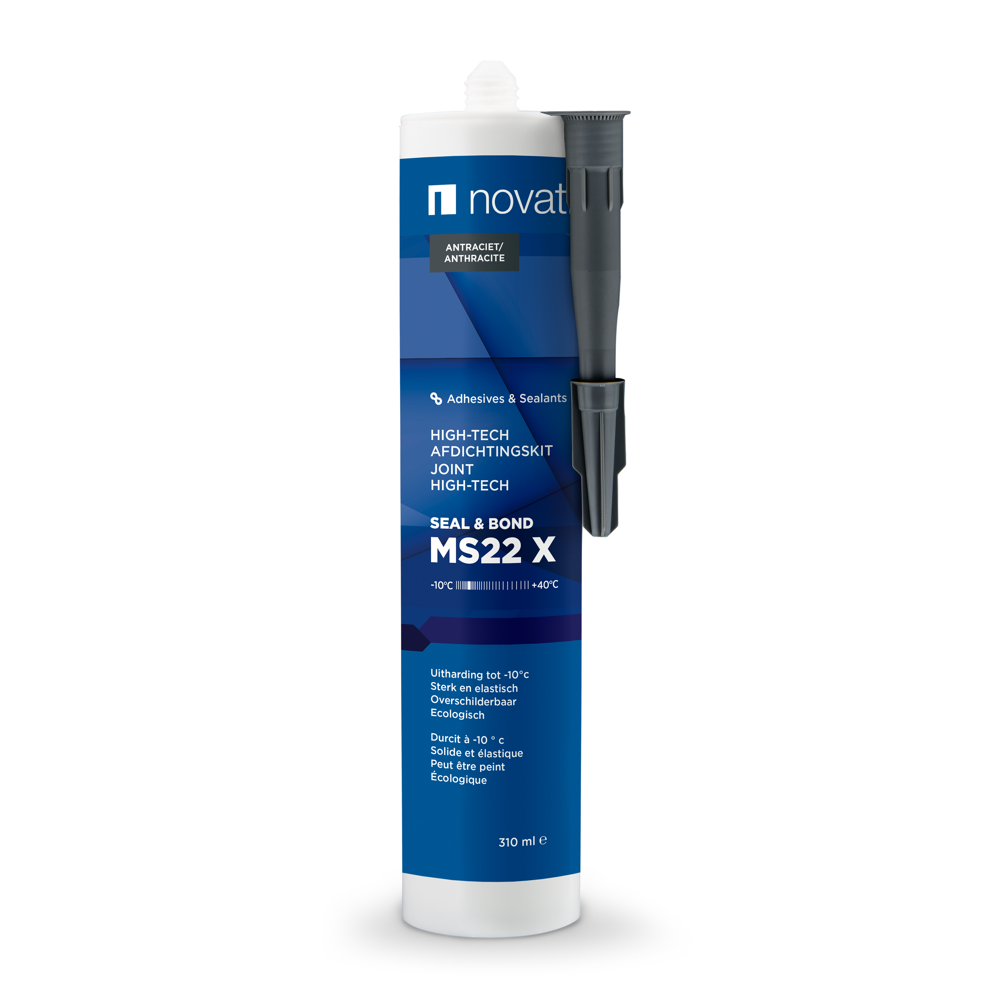 Novatio Seal & Bond MS22 X antraciet - patroon 310ml