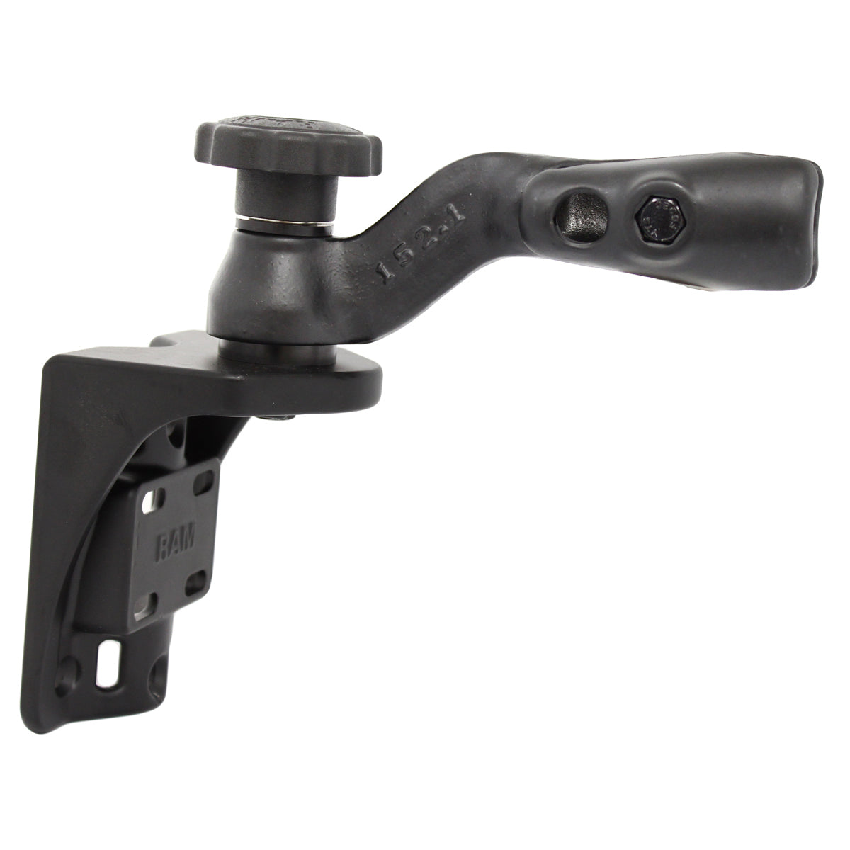 RAM® verticale 6" zwenkarmhouder met vaste komarm