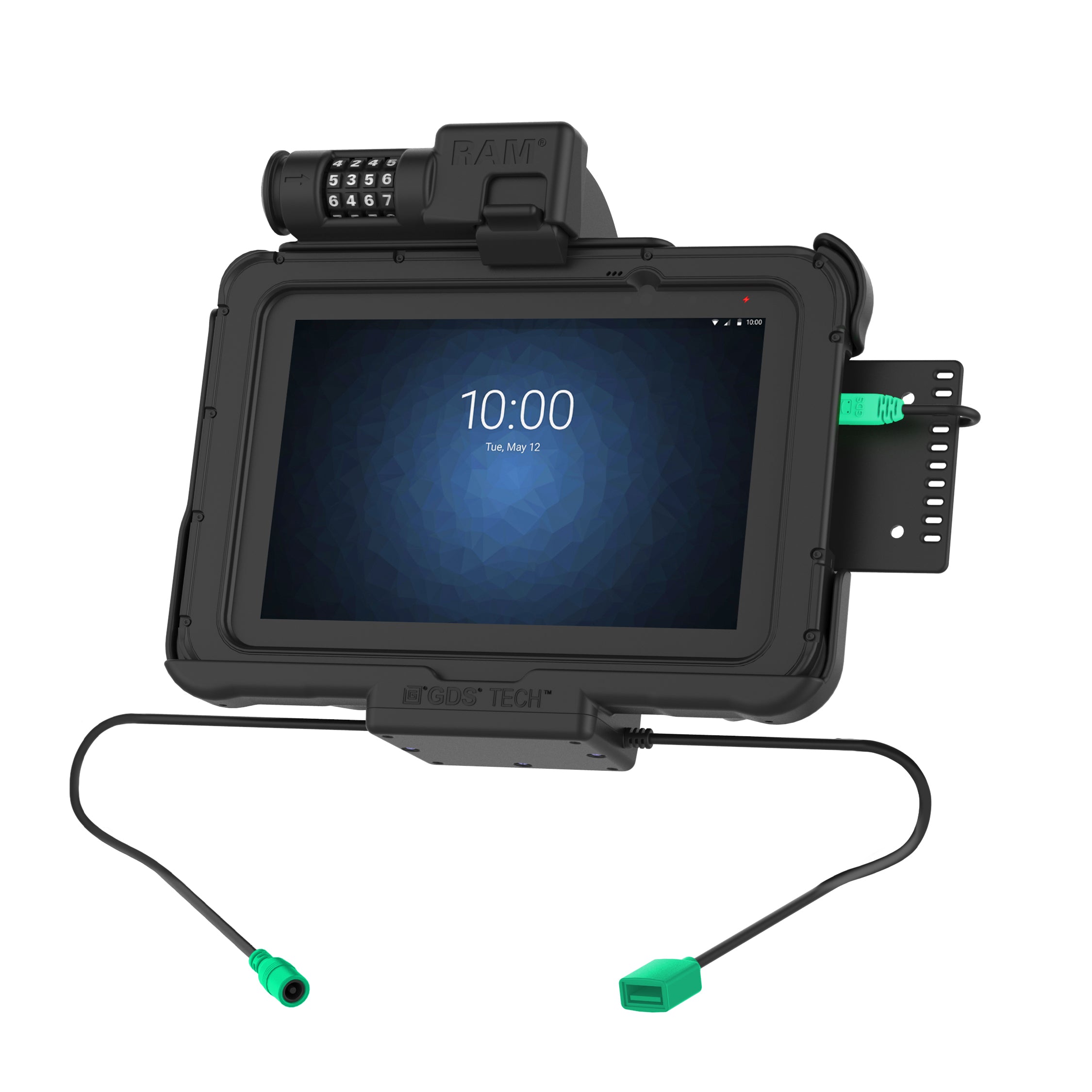GDS® dock met cijferslot, voeding + data voor Zebra ET5x 8.3" & 8.4" serie