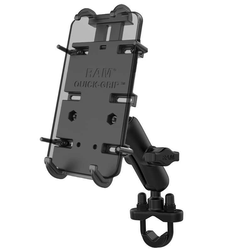RAM® Quick-Grip™ XL telefoonhouder met stuur U-boutbasis – medium
