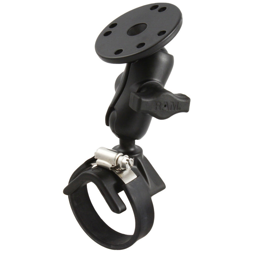 Ensemble à double rotule avec collier de serrage RAM® 2" - 3" avec plaque AMPS - court