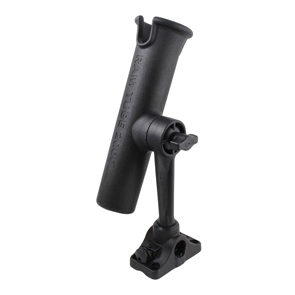 RAM® Tube™ hengelhouder met schot-/vlakke basis