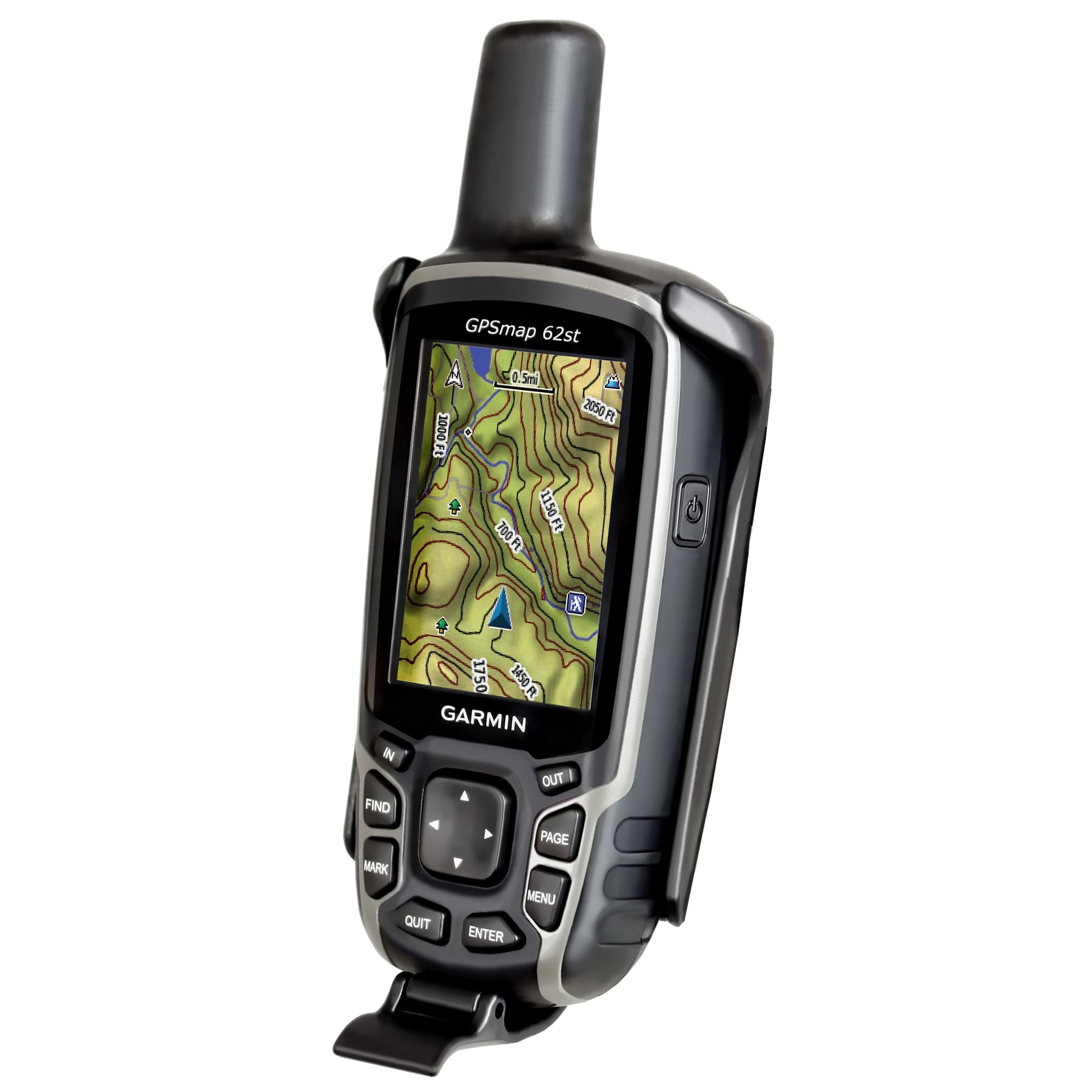 RAM® Form-Fit houder voor Garmin Astro 320, GPSMAP 62 & 64 Series