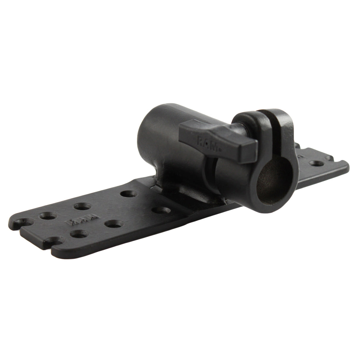 RAM® stor maritim elektronikplade med 1" NPT-hul
