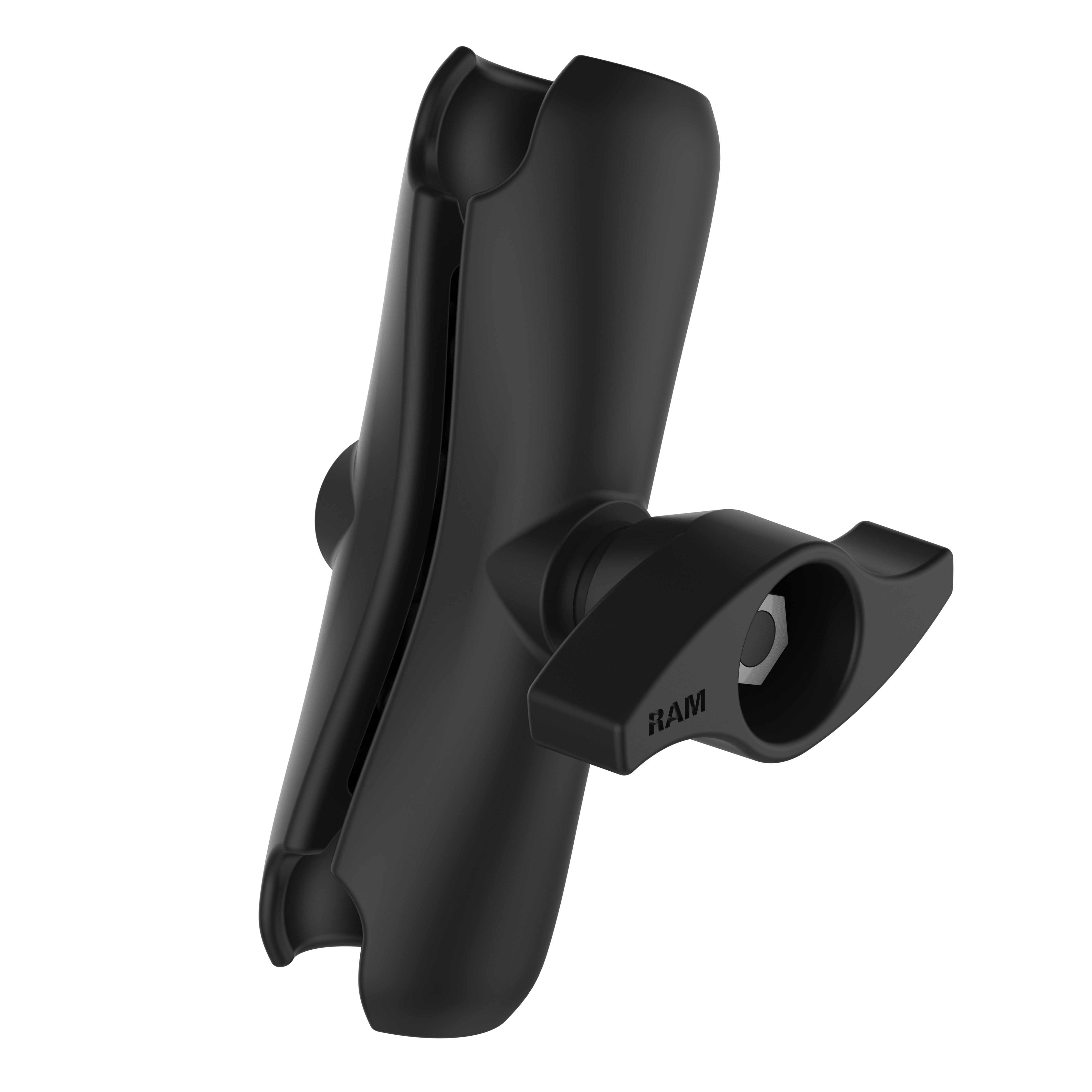 Bras à double douille RAM® avec bouton métallique – format C moyen