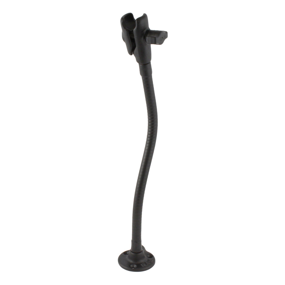 Tubo flexible RAM® de 90 grados y 12" con soporte de doble bola
