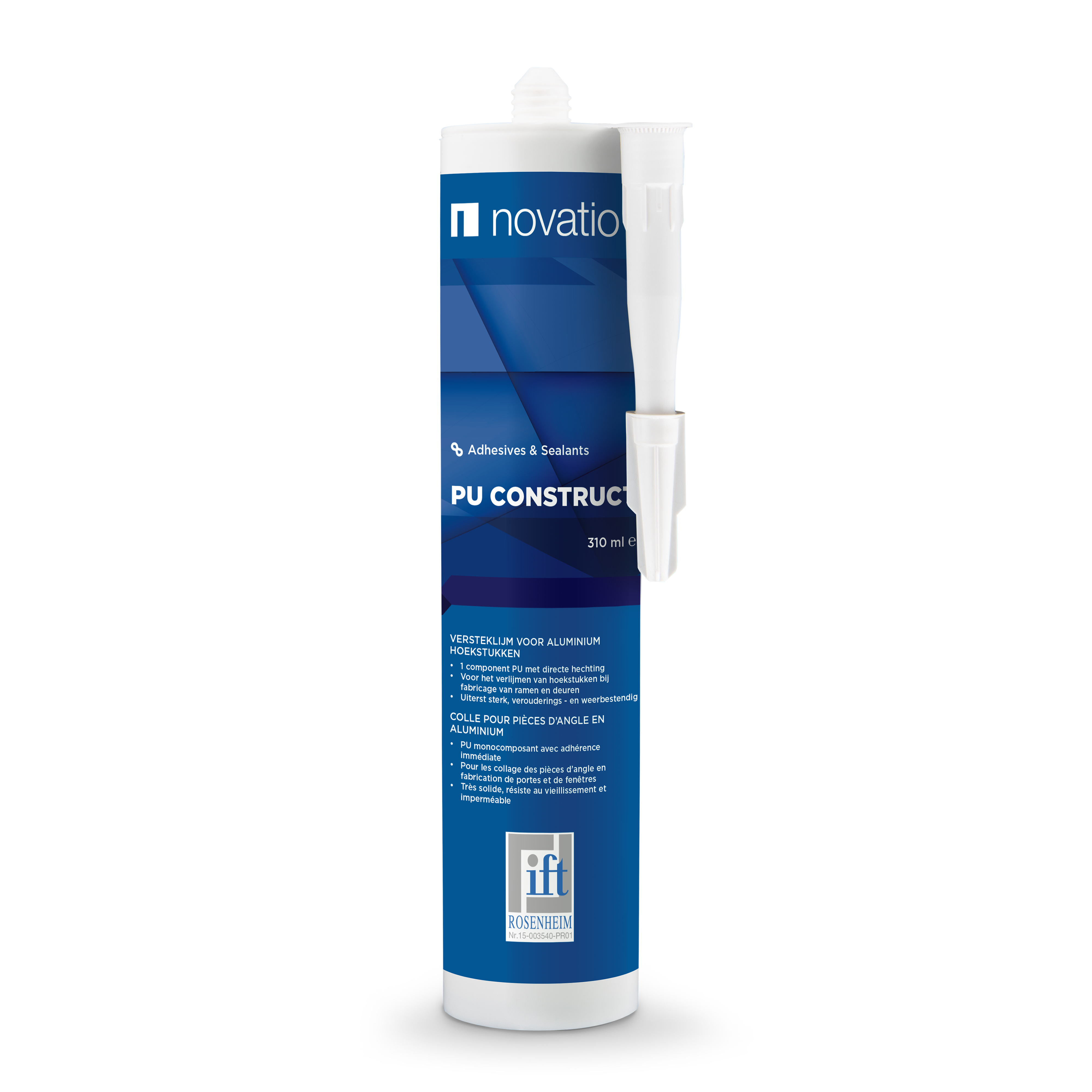 Novatio PU Construct Fenêtres et Portes beige - cartouche 310ml