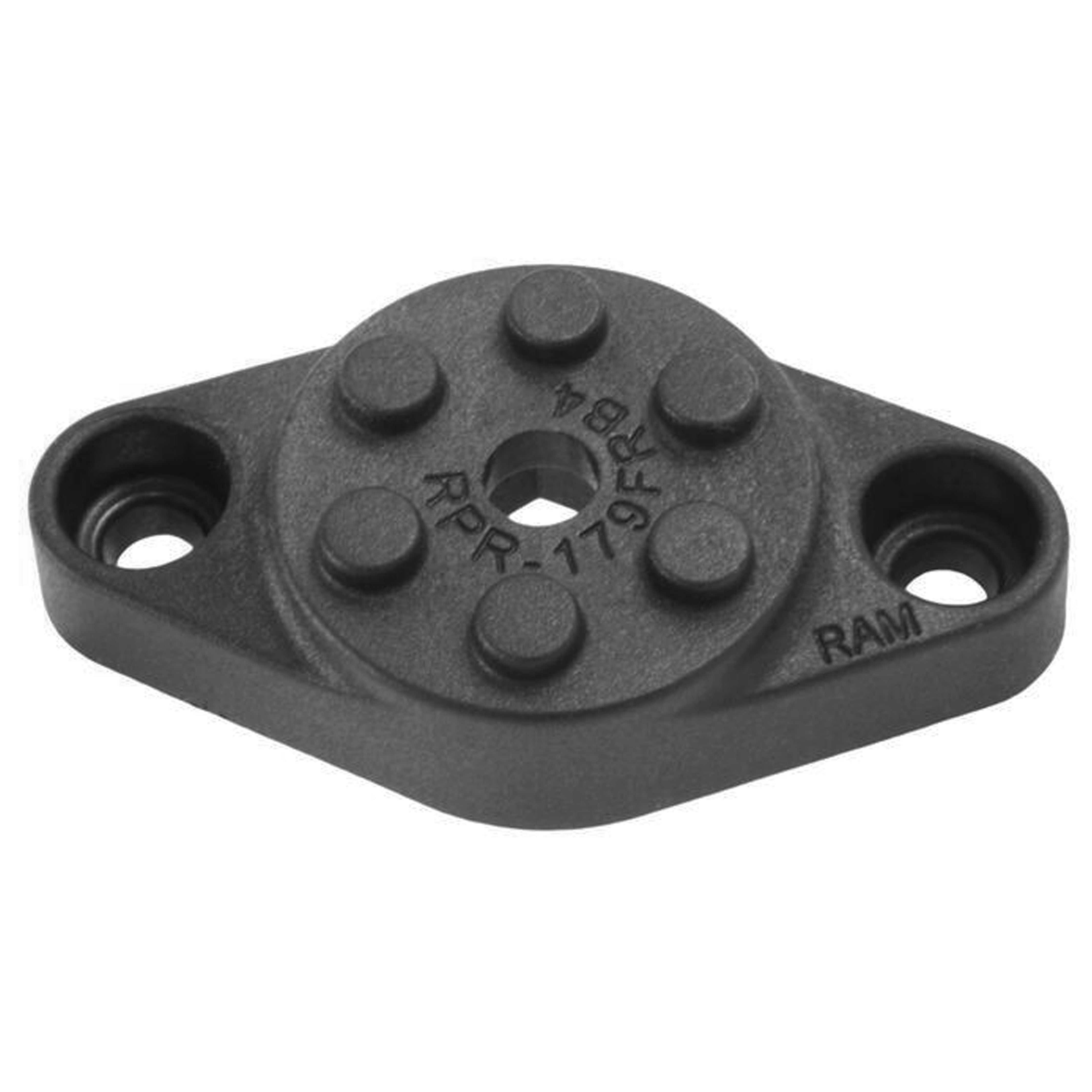 Adattatore a piastra romboidale RAM® Pin-Lock™ AMPS a 2 fori