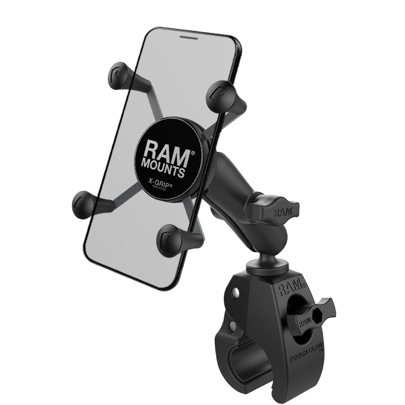 RAM® X-Grip® telefoonhouder met RAM® Tough-Claw™ kleine klembasis - medium