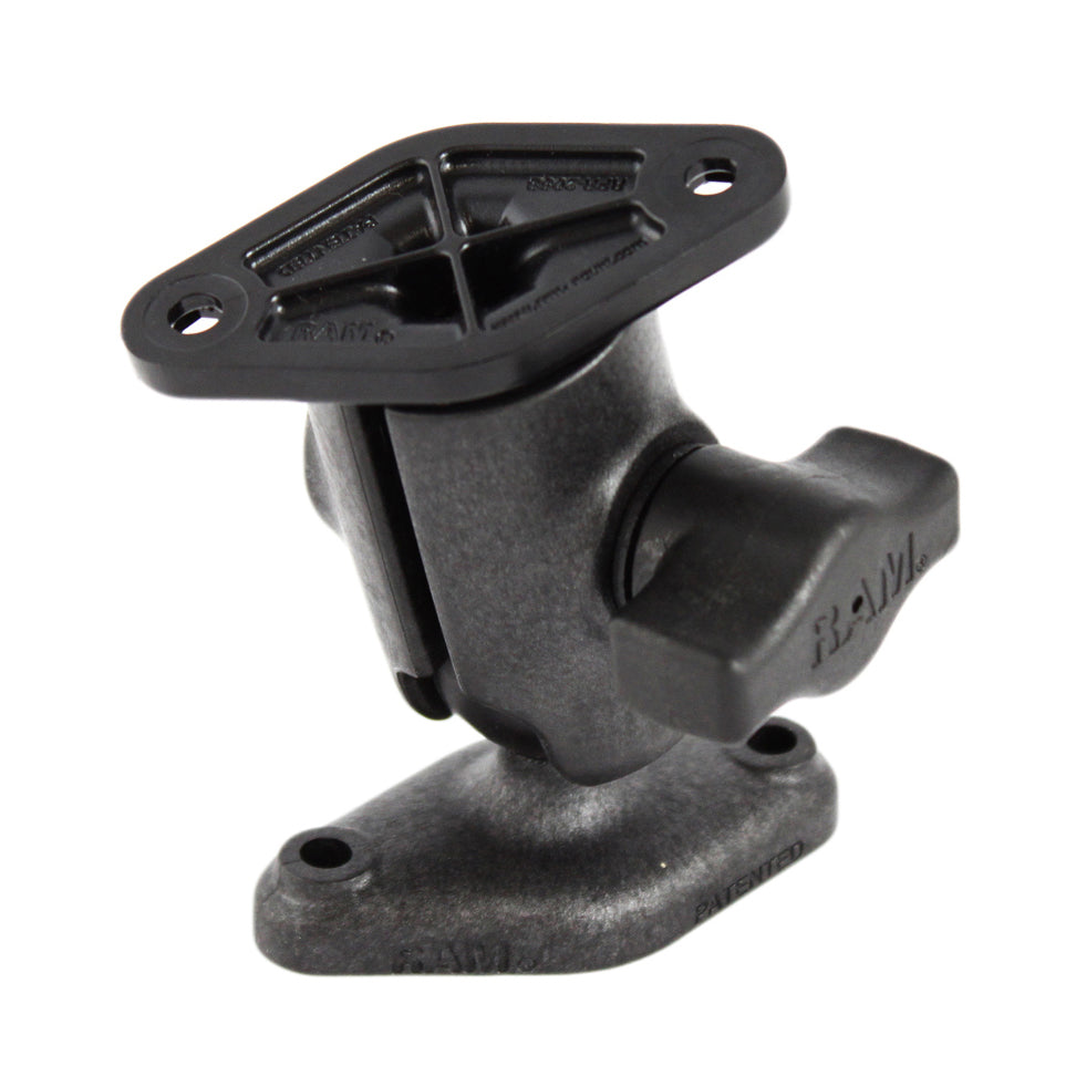 RAM® composiet enkele kogelhouder met Diamond-plaat