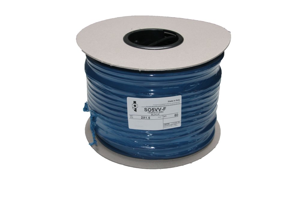 Câble 2x1,5mm² 80m bobine carton