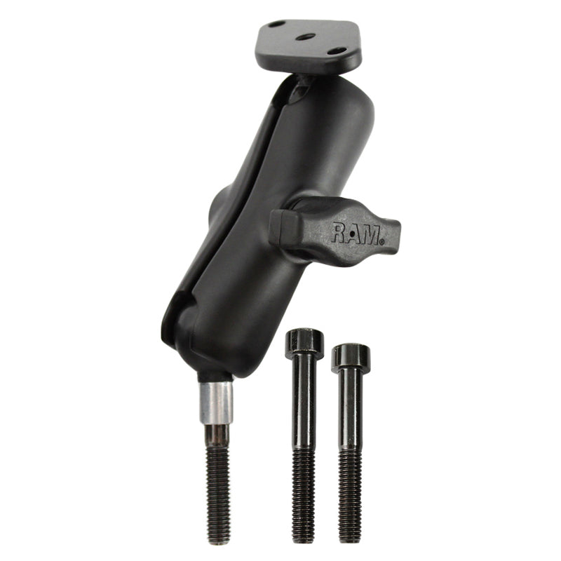 RAM® motorcycle handlebar clamp mount with M8 bolts – medium