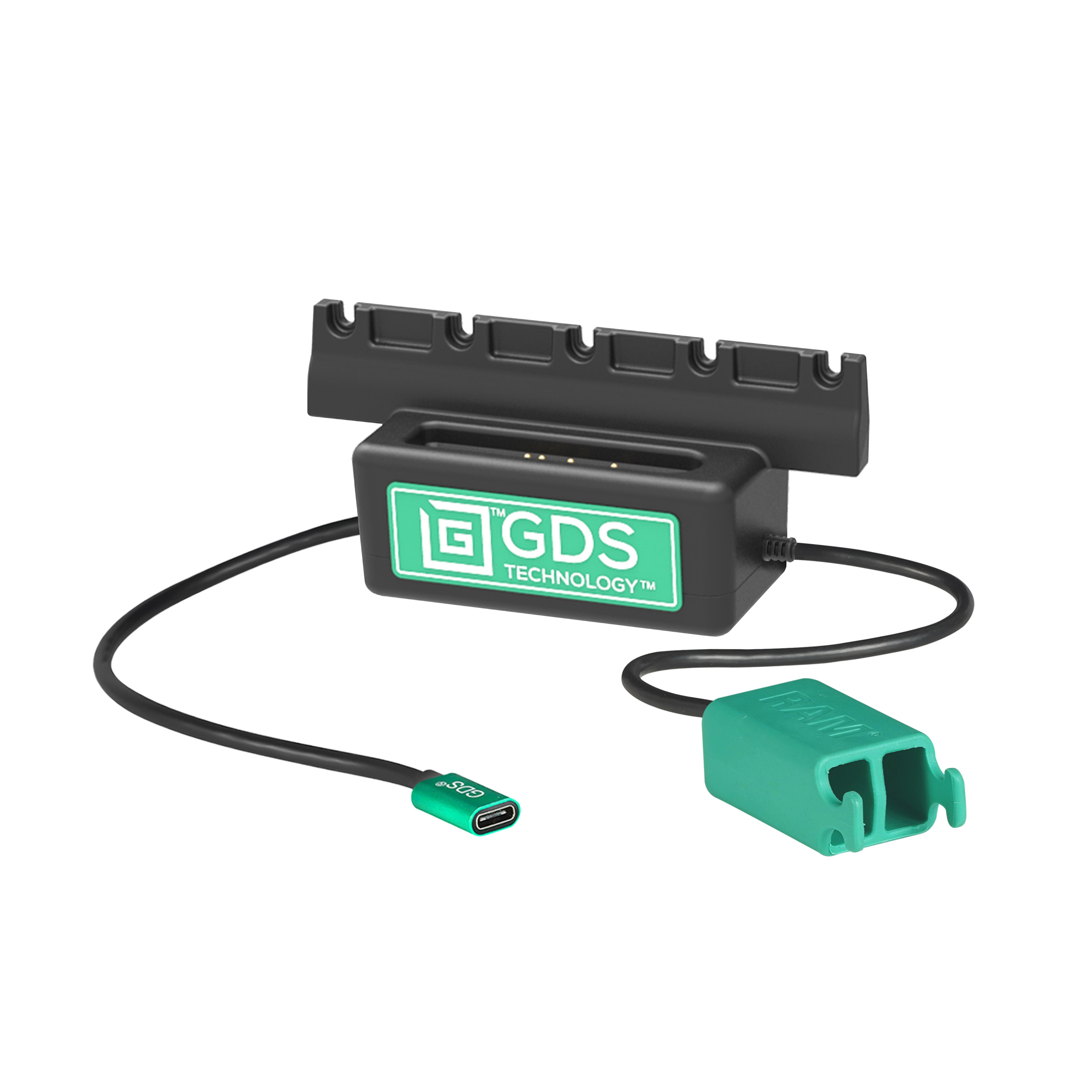 GDS® voedings- + dubbele USB-A datadock-kom voor IntelliSkin® Next Gen tablets