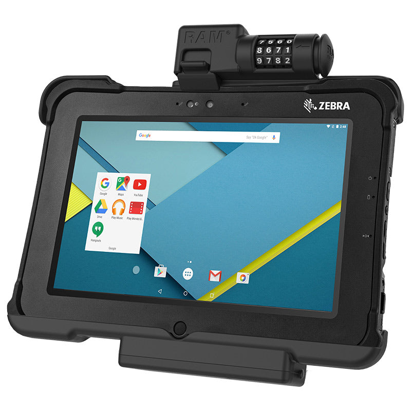 GDS® vormpassende houder met cijferslot voor Zebra XSLATE L10