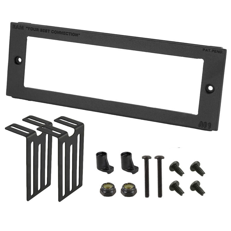 RAM® Tough-Box™ 3" tilpasset frontplade til enheder på 7" x 2"
