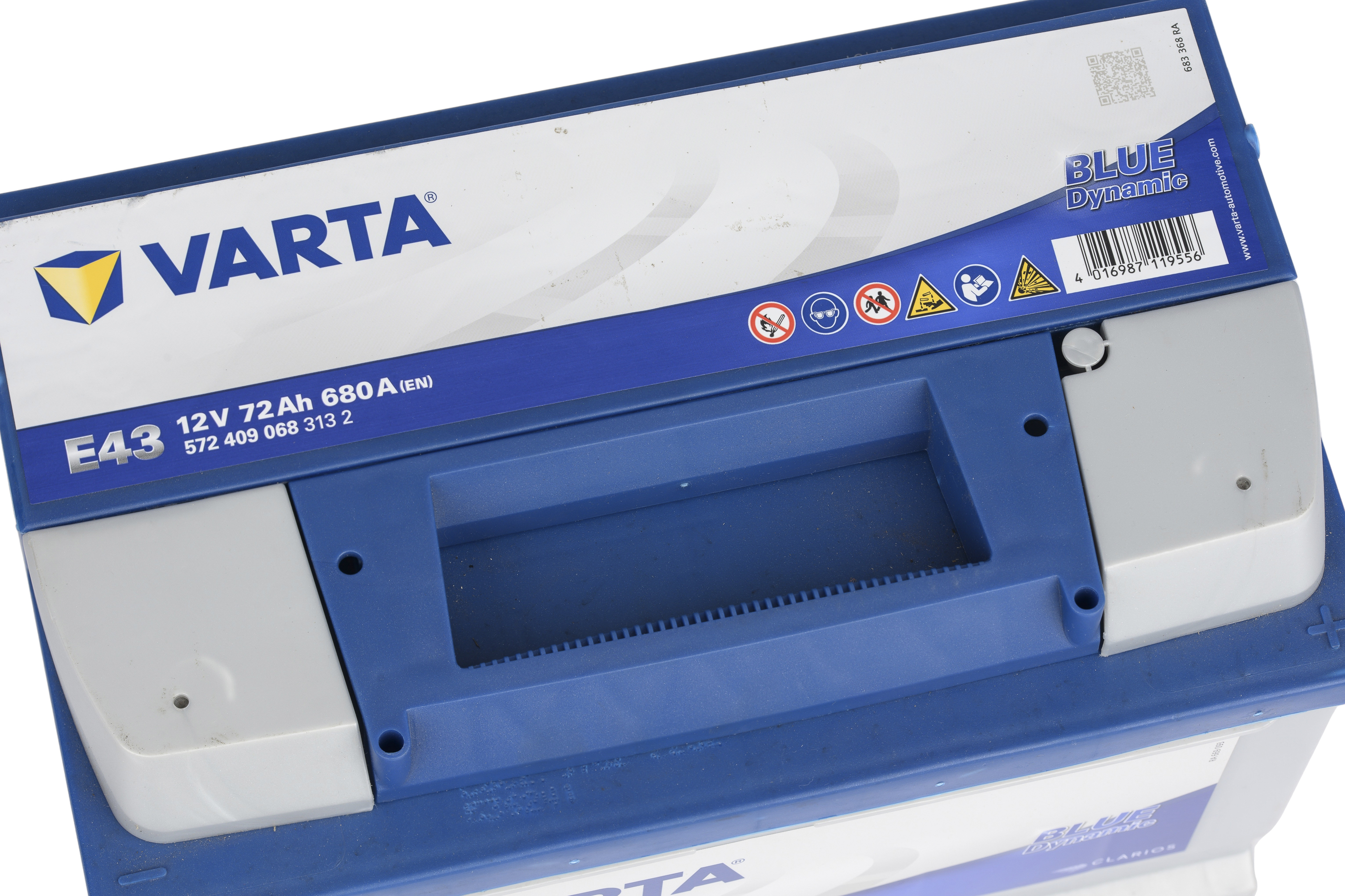 VARTA Battery Blue Dynamic E43 - 12V/72AH - 572.409.068 
