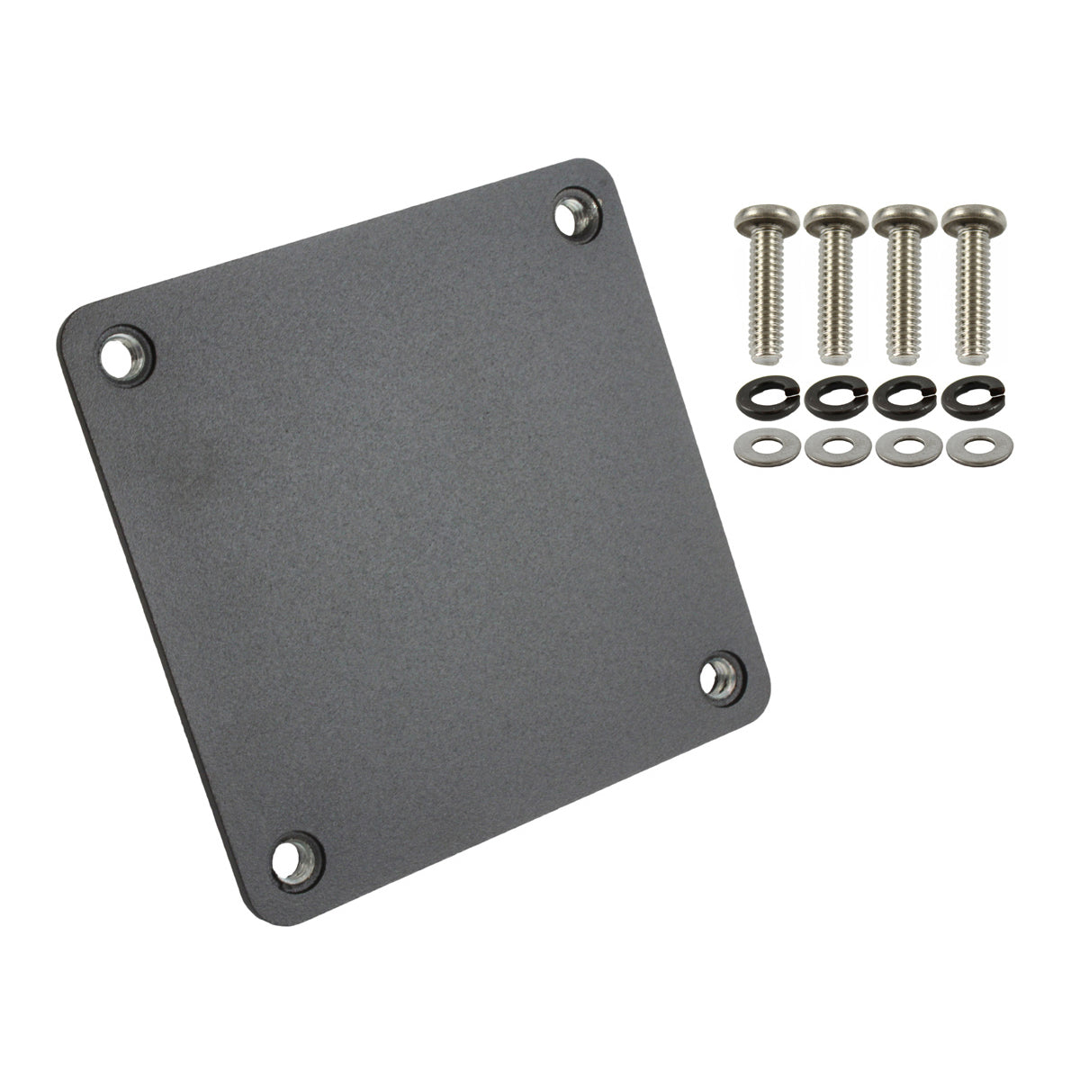 RAM® 3.6" x 3.6" montageplaat met bevestigingsmateriaal