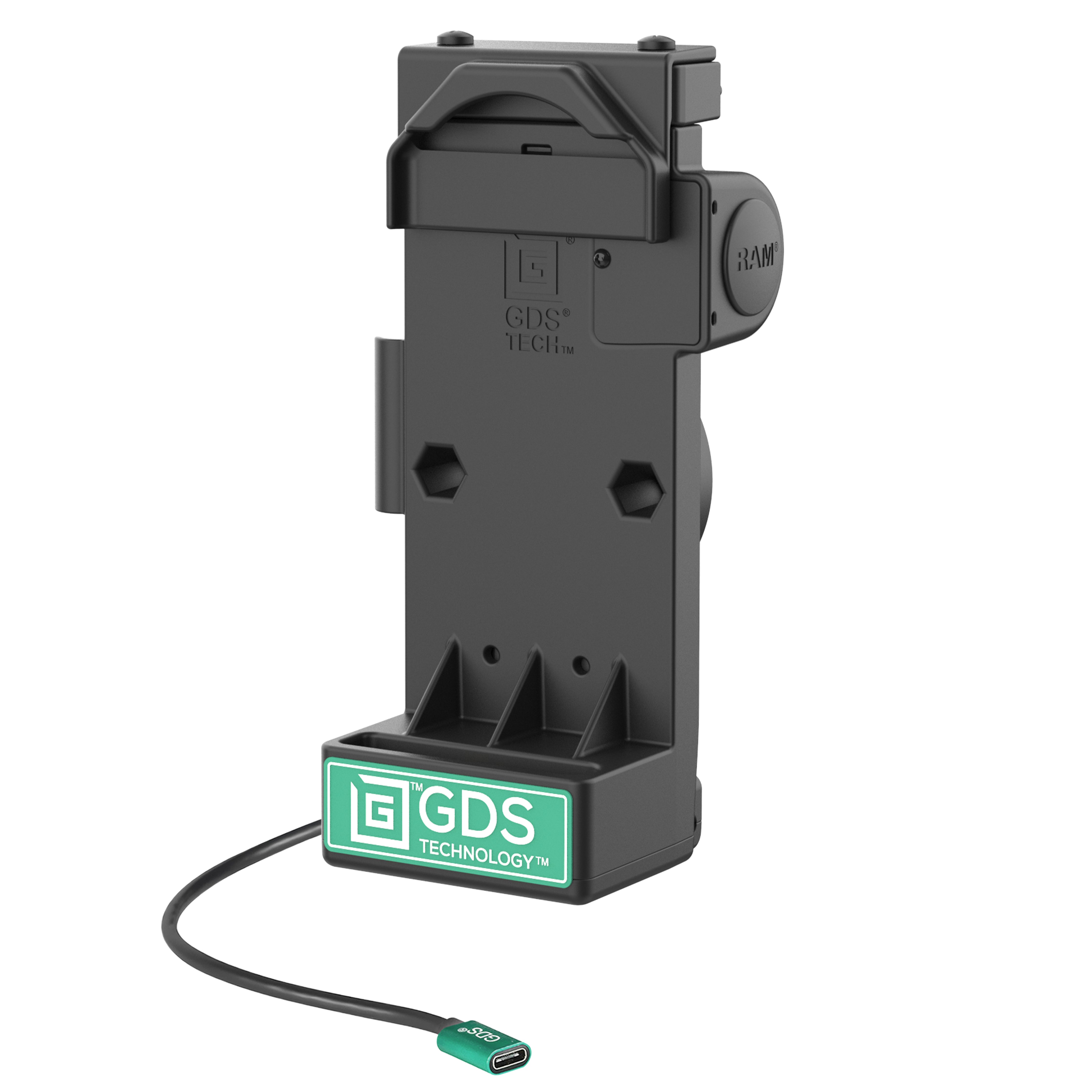 GDS® Uni-Conn™ niet-vergrendelbare veerbelaste powered dock