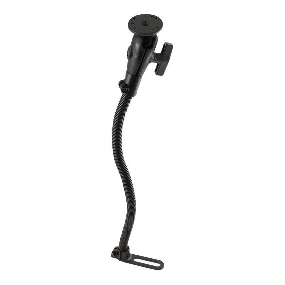 RAM® Support véhicule Pod™ I avec tige en aluminium 18" et plaque ronde - format C