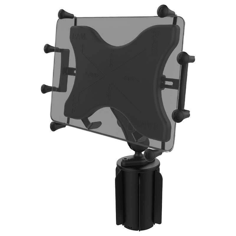 RAM® X-Grip® met RAM-A-CAN™ II bekerhouder voor 12"-13" tablets