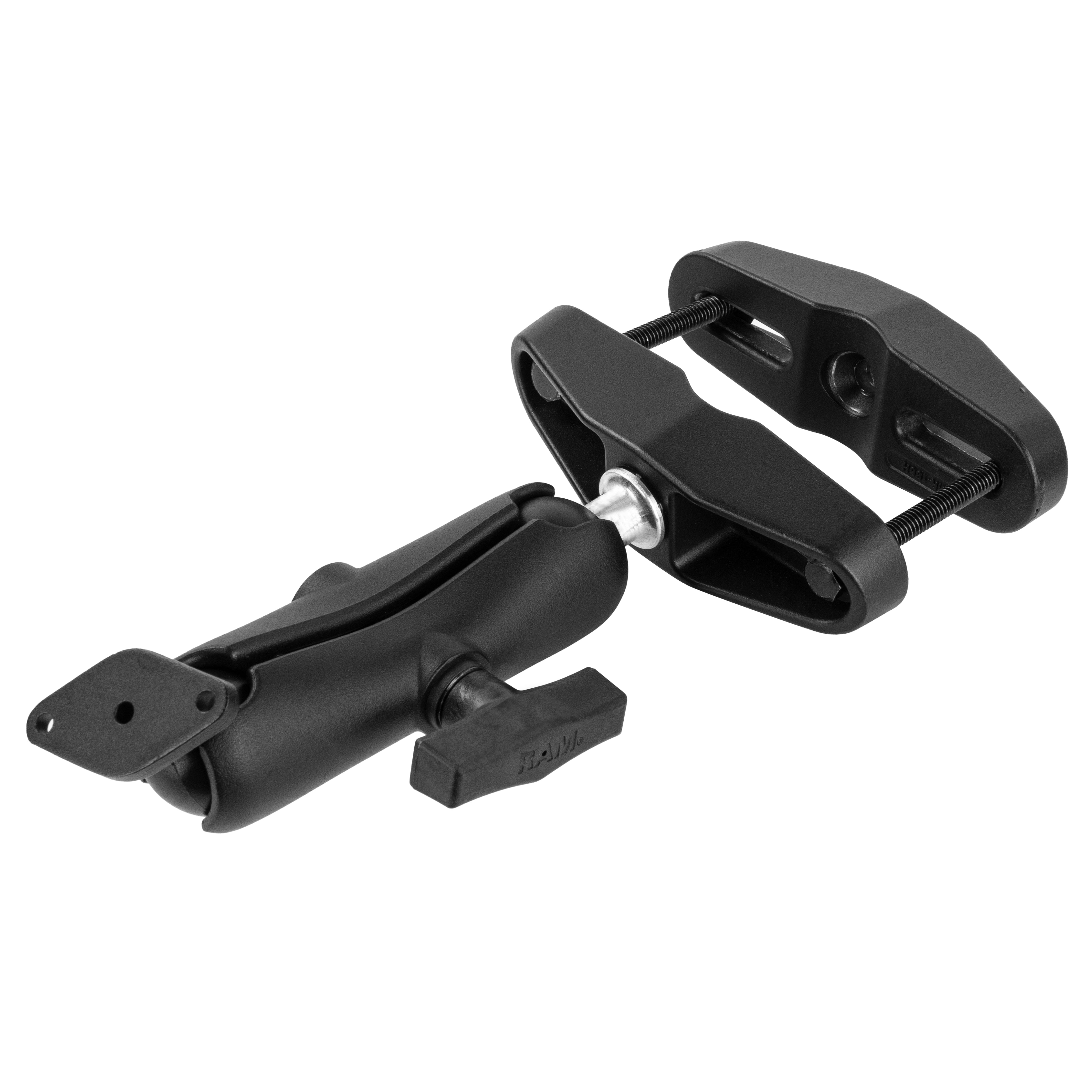 RAM® universele paalklemhouder met diamantplaat - C-formaat medium arm