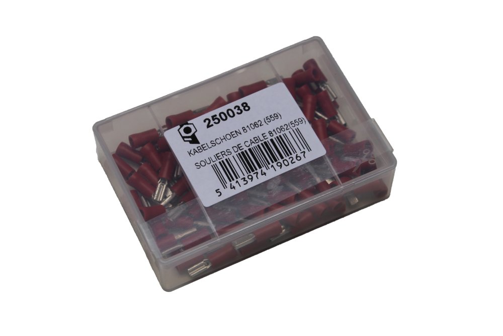 Cosse 2,8mm femelle rouge 559