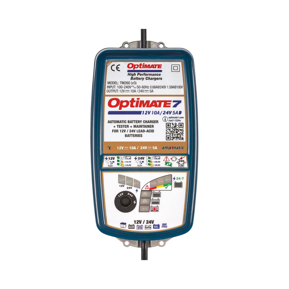 Druppellader OptiMate 7 12V-10A / 24V-5A Gold