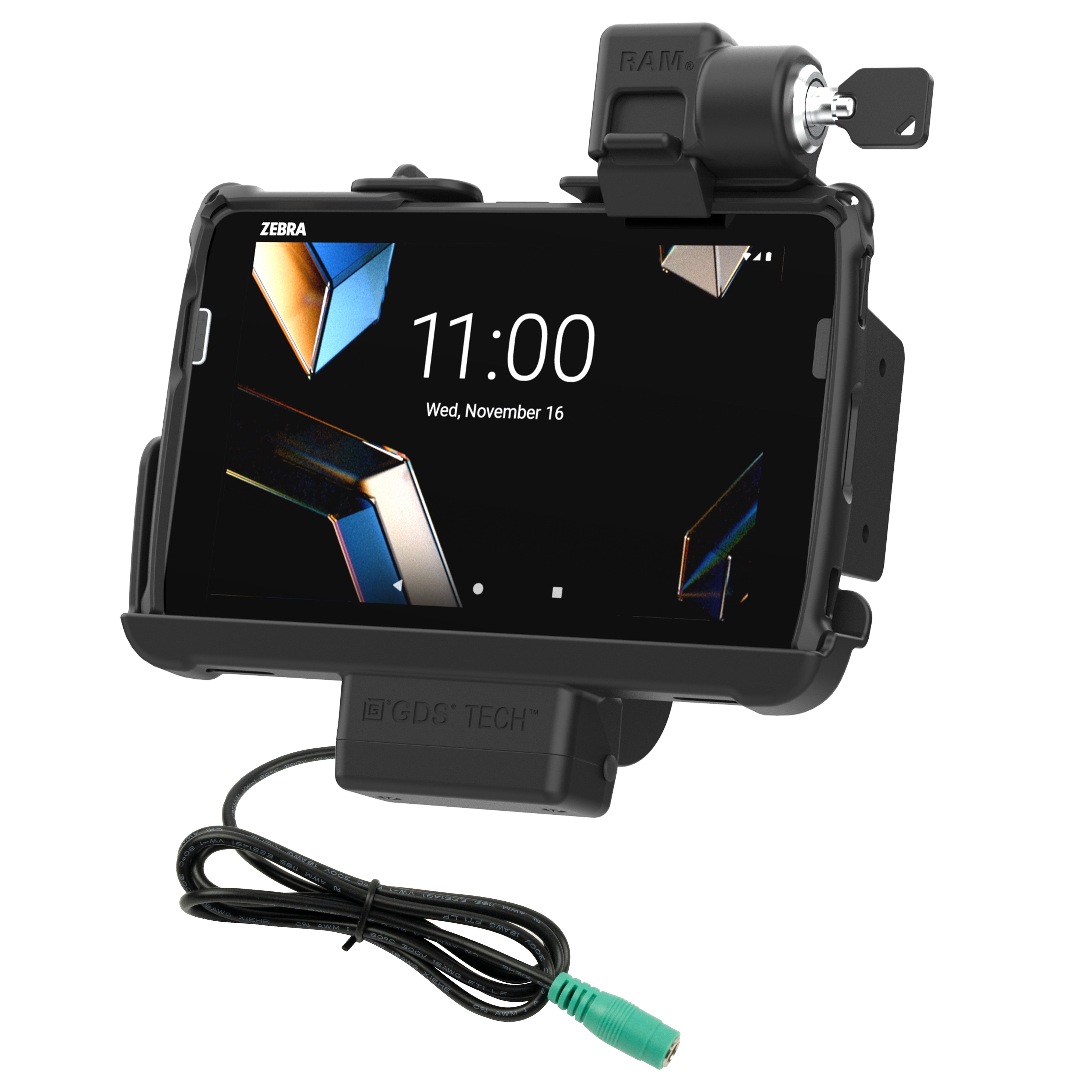 Vergrendelbaar RAM® Tough-Dock™ voor Zebra ET4x 8"